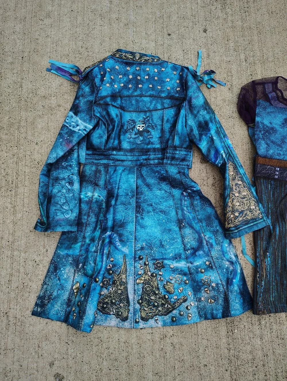 Disney Store Uma Costume Dress Up Halloween Descendants 2 Ursula Daughter 11/12